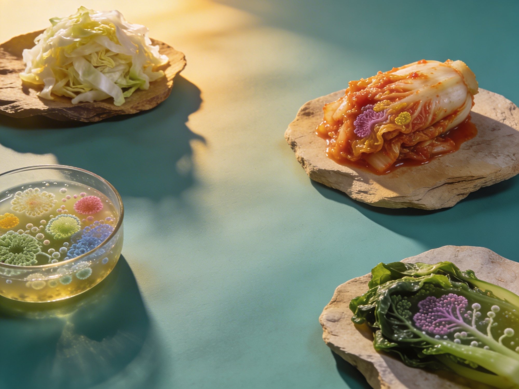 Fermented foods with probiotics